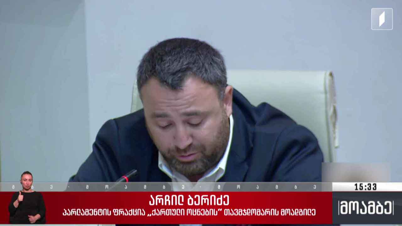 პოლიტიკური განცხადებები პარლამენტის სხდომაზე