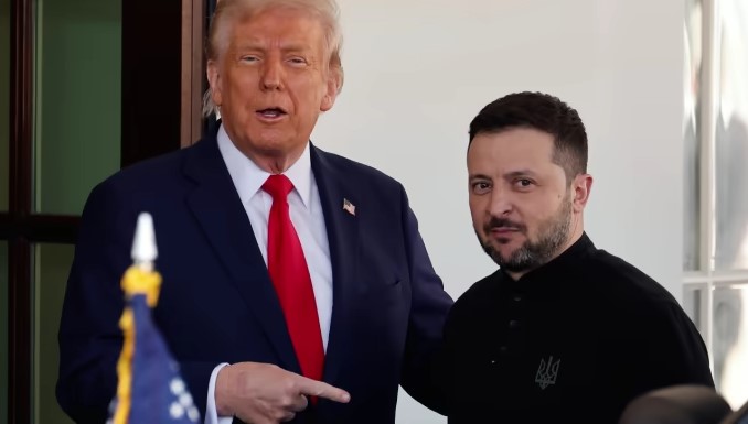 ჰააგაში დონალდ ტრამპსა და ვოლოდიმირ ზელენსკის შორის შეხვედრა მიმდინარეობს