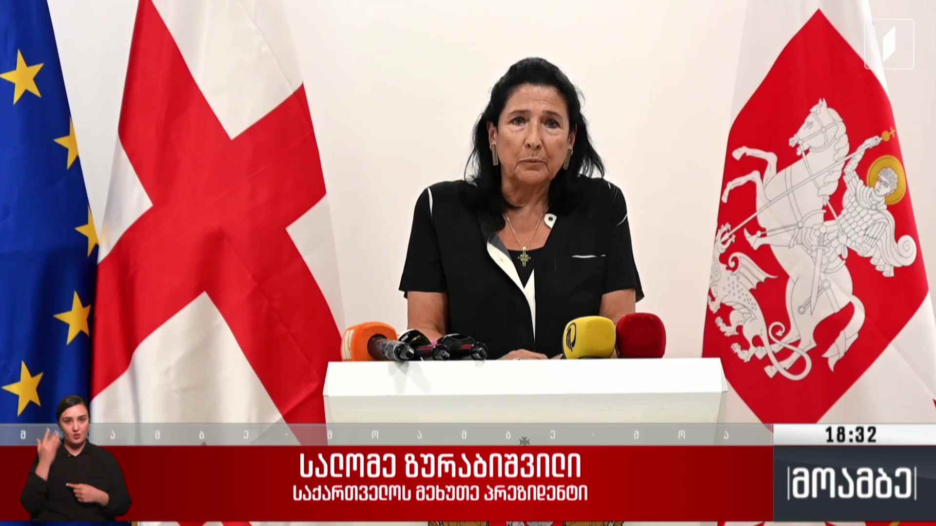 სალომე ზურაბიშვილის განცხადება