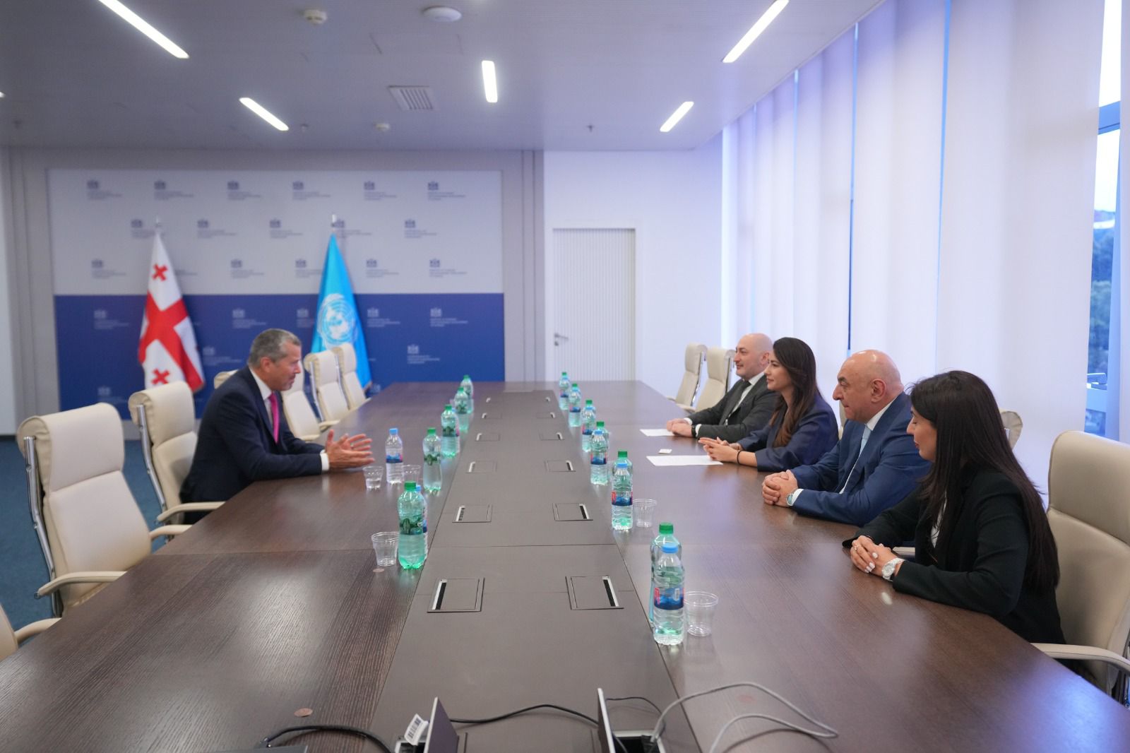 მარიამ ქვრივიშვილი საერთაშორისო საზღვაო ორგანიზაციის გენერალურ მდივანს, არსენიო დომინგესს შეხვდა
