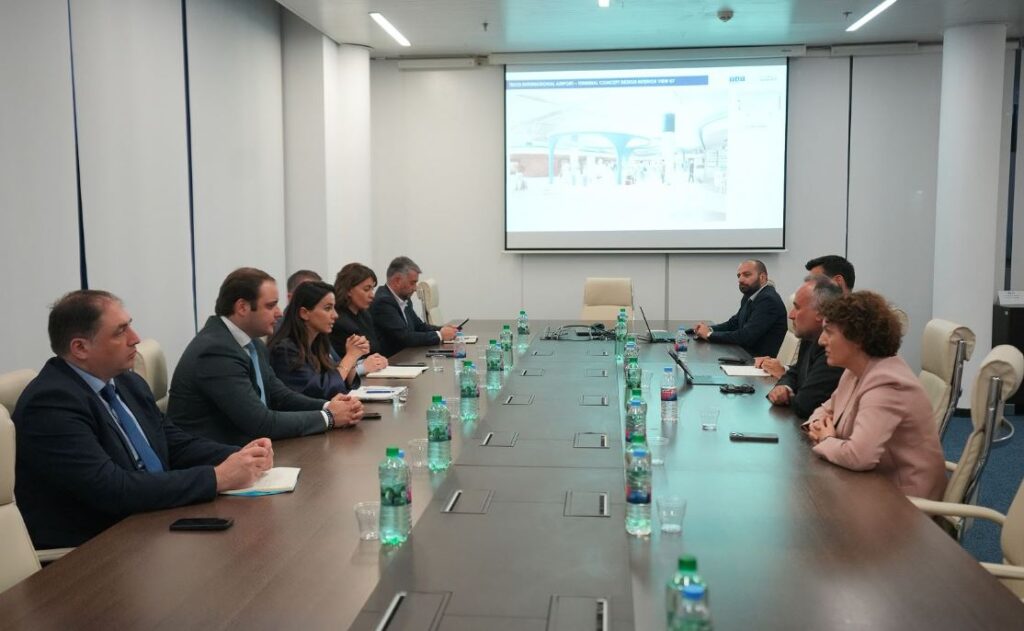 მარიამ ქვრივიშვილი კომპანია TAV Airports-ის პრეზიდენტს, სერქან კაპტანს შეხვდა