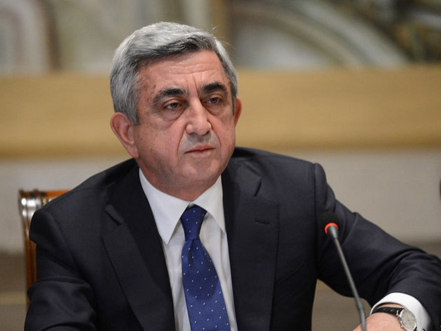 სომხეთის ყოფილ პრეზიდენტს, სერჟ სარგსიანს ქრთამის აღებისთვის ბრალი წაუყენეს