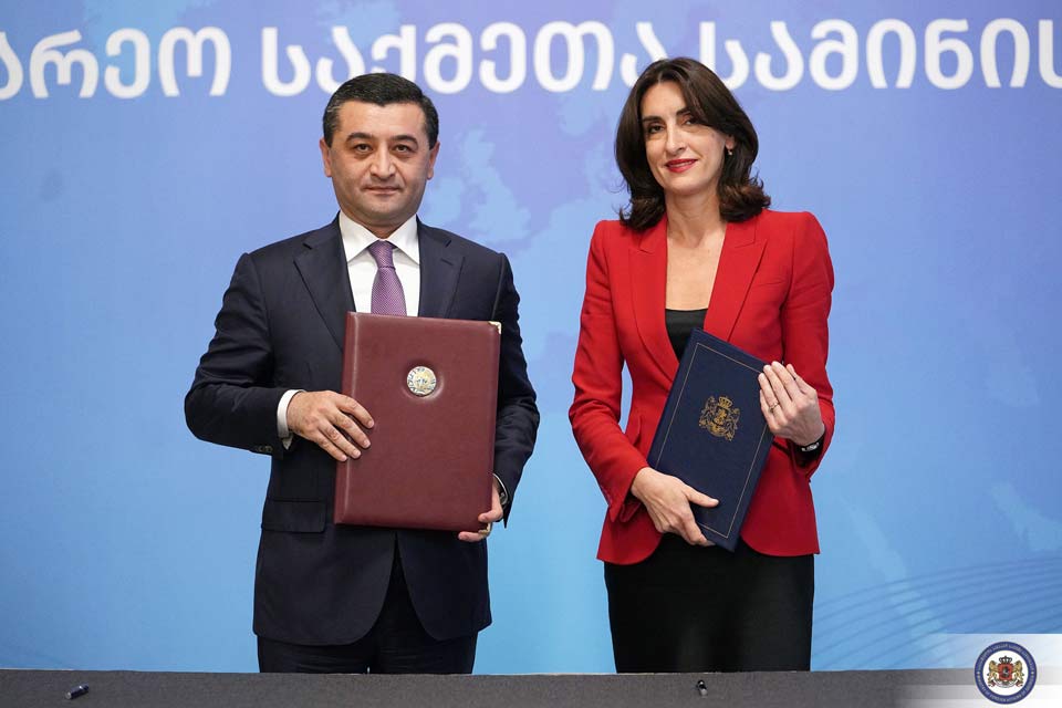 მაკა ბოჭორიშვილი საქართველოში პირველი ოფიციალური ვიზიტით მყოფ უზბეკ კოლეგას, ბახტიორ საიდოვს შეხვდა