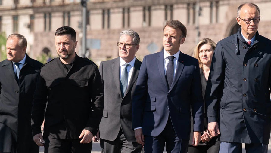 „მსურველთა კოალიციის“ წევრი ქვეყნების ლიდერები მოუწოდებენ რუსეთს, ცეცხლი შეწყვიტოს და ზავს დათანხმდეს