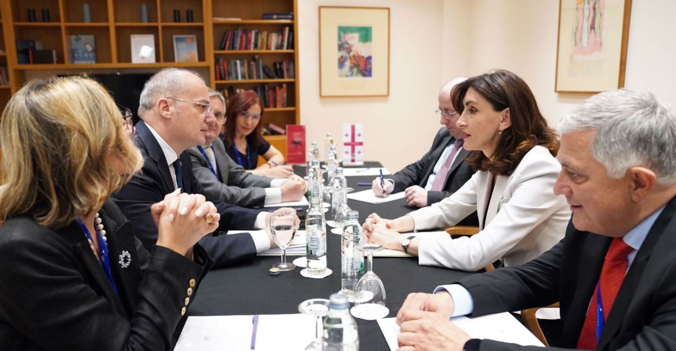 დუბროვნიკის ფორუმის ფარგლებში მაკა ბოჭორიშვილი ალბანელ კოლეგას შეხვდა