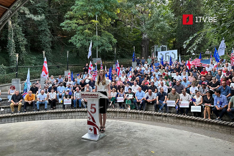 თინა ბოკუჩავა - ზოგმა დემოკრატიულმა პოლიტიკურმა პარტიამ ვერ გაუძლო ცდუნებას, მაგრამ „ნაციონალური მოძრაობა“ დღესაც, ხვალაც, 4 ოქტომბერსაც იქნება ბრძოლის წინა ხაზზე და აწევს გამარჯვების დროშას