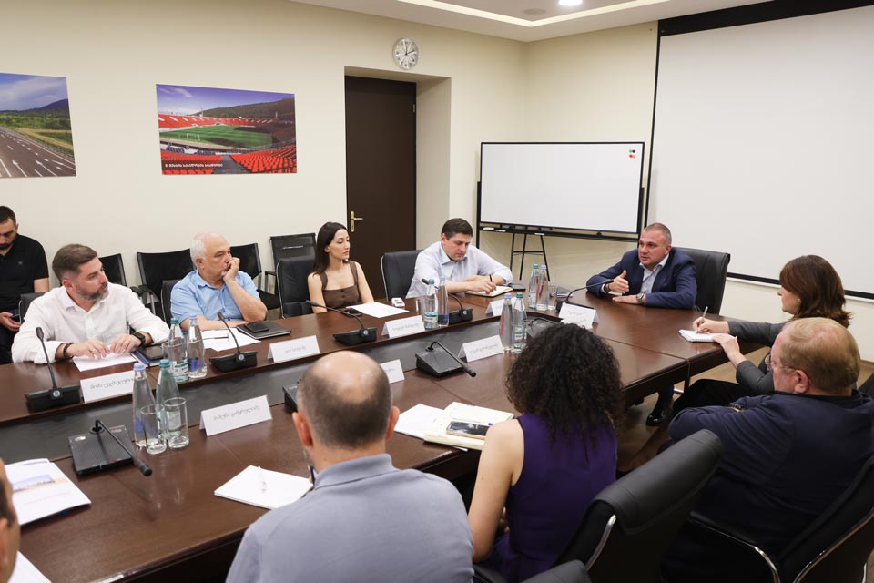 რევაზ სოხაძე ლანდშაფტისა და ურბანული დაგეგმარების კომპანიების წარმომადგენლებს შეხვდა
