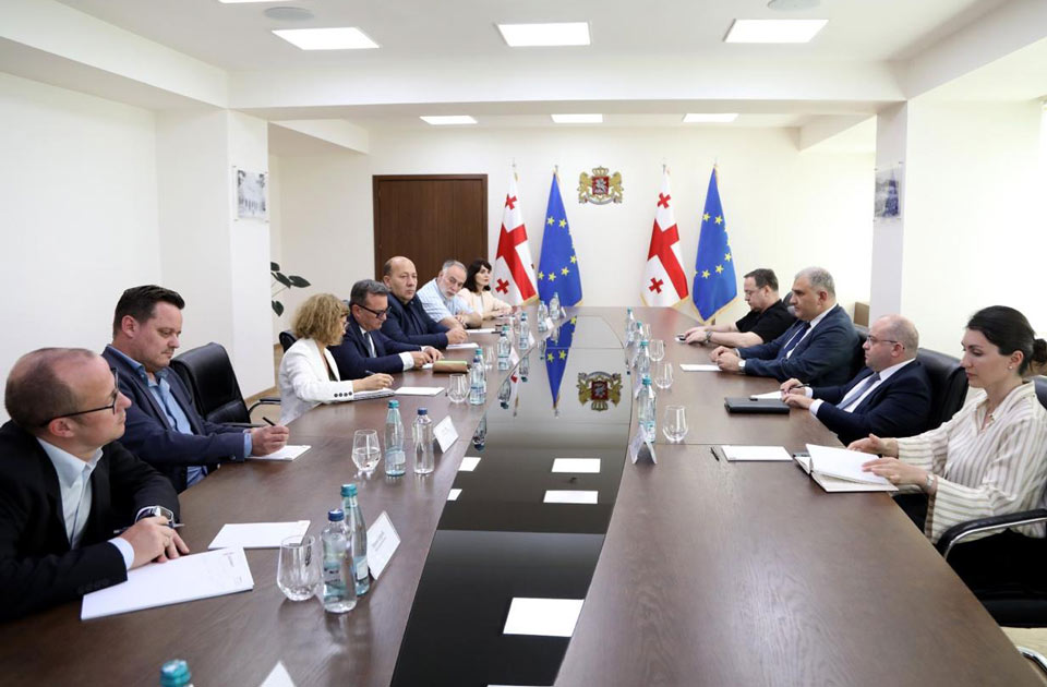 მიხეილ სარჯველაძე ევროპის პროფესიული კავშირების კონფედერაციის (ETUC) წარმომადგენლებს შეხვდა