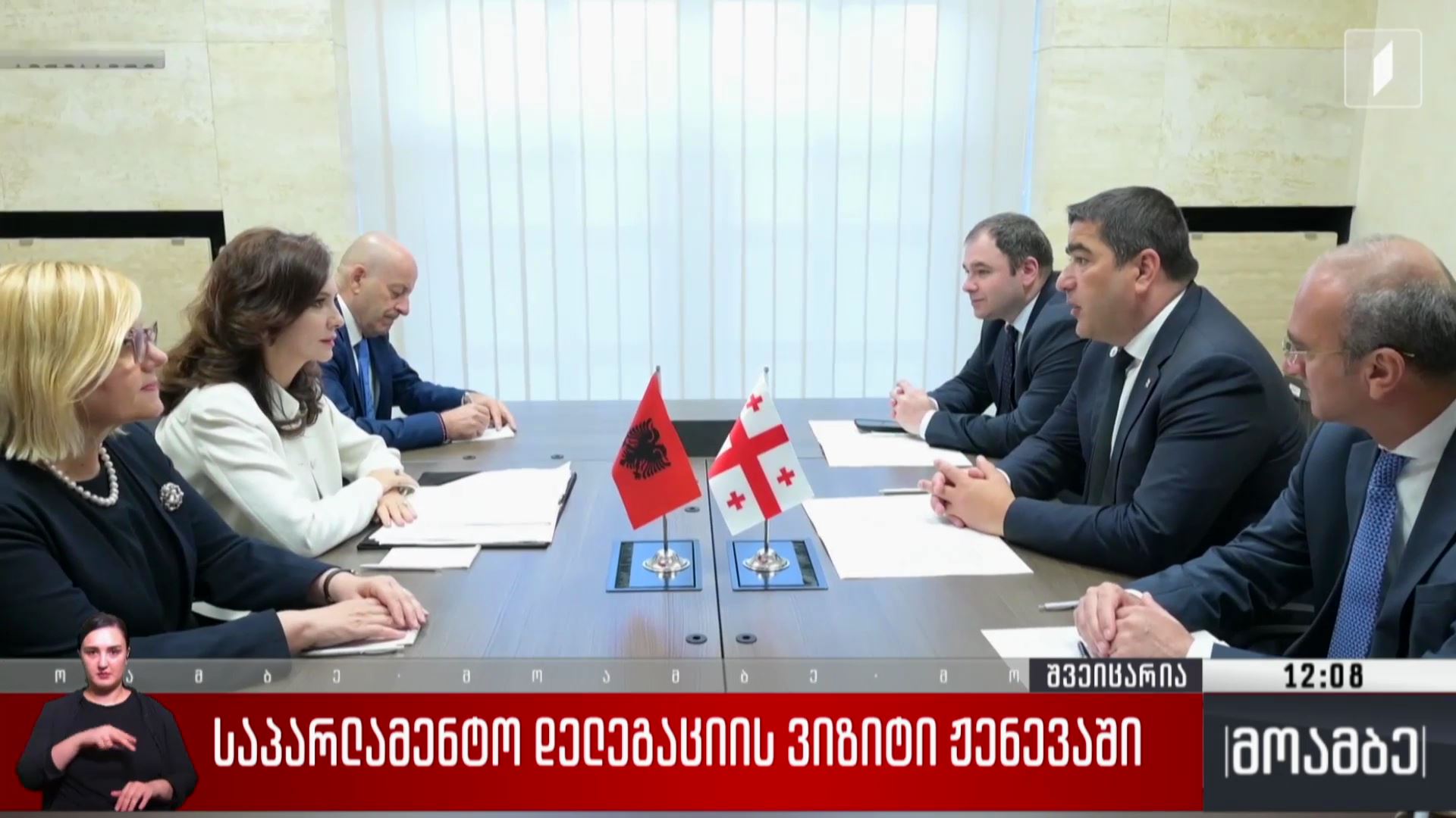 საპარლამენტო დელეგაციის ვიზიტი ჟენევაში