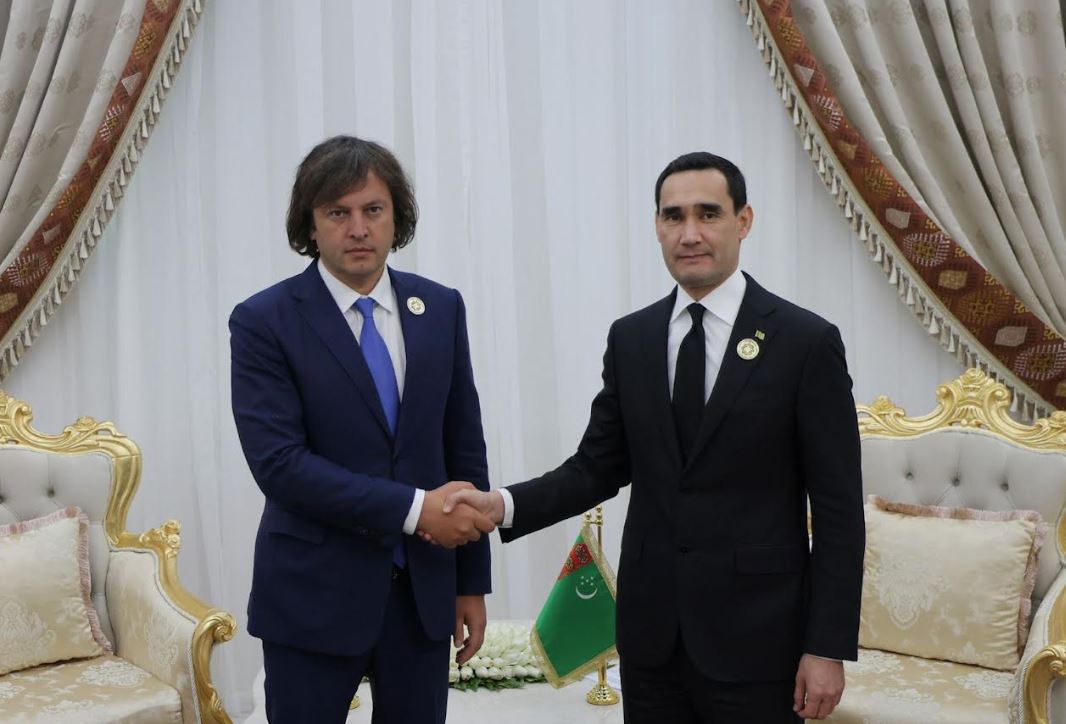 ირაკლი კობახიძე თურქმენეთის პრეზიდენტს, სერდარ ბერდიმუჰამედოვს შეხვდა