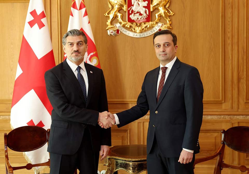 საქართველოს პრეზიდენტი მიხეილ ყაველაშვილი ლევან იოსელიანს შეხვდა