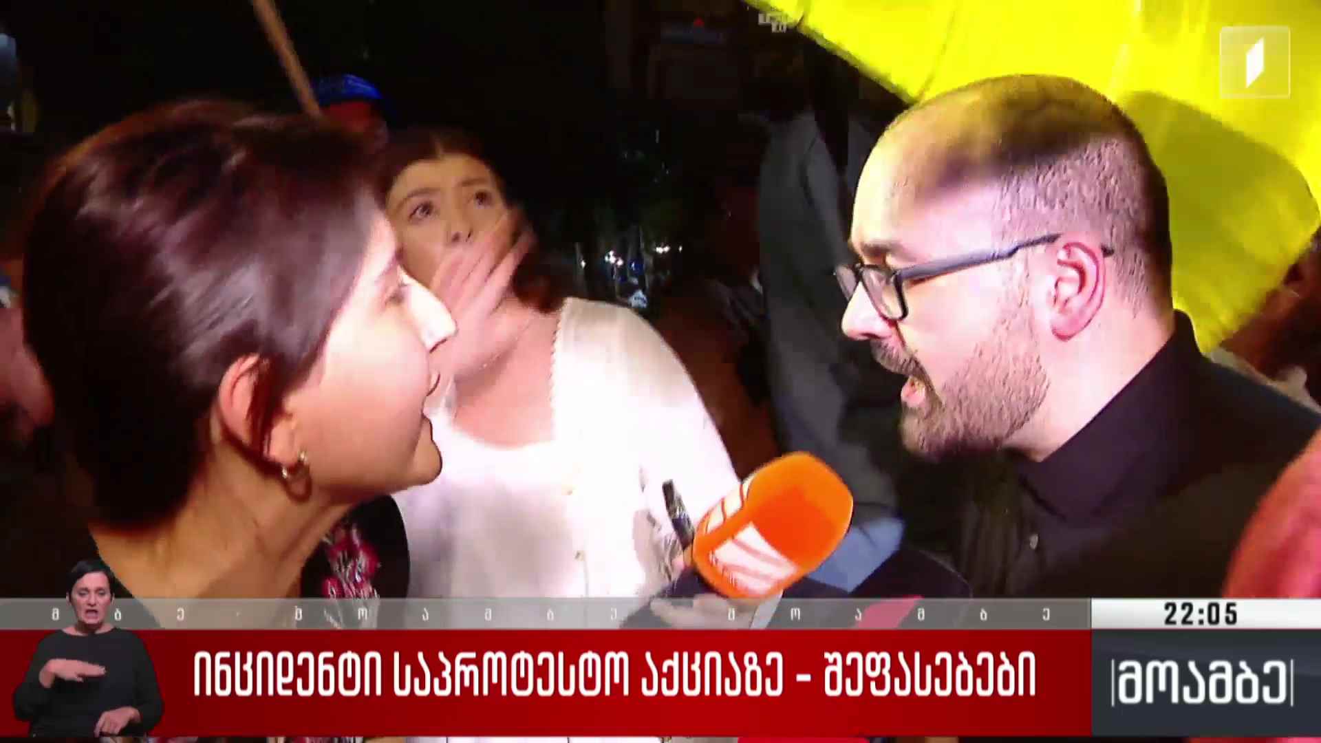 ინციდენტი საპროტესტო აქციაზე - შეფასებები