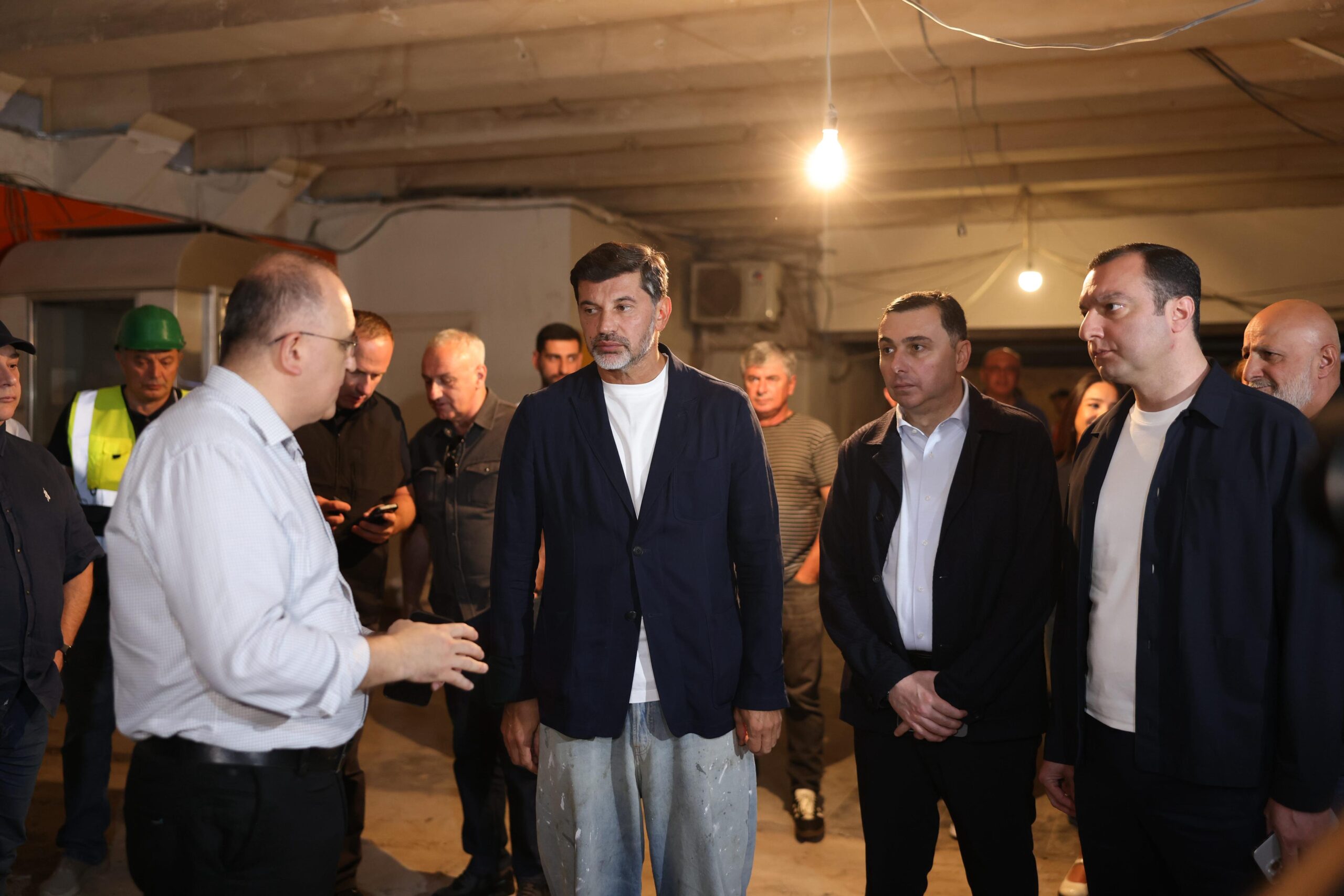 კახა კალაძე მეტროსადგურ „ვარკეთილში“ მიმდინარე სამუშაოებს გაეცნო