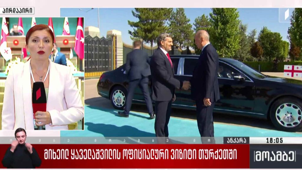 მიხეილ ყაველაშვილის ოფიციალური ვიზიტი თურქეთში
