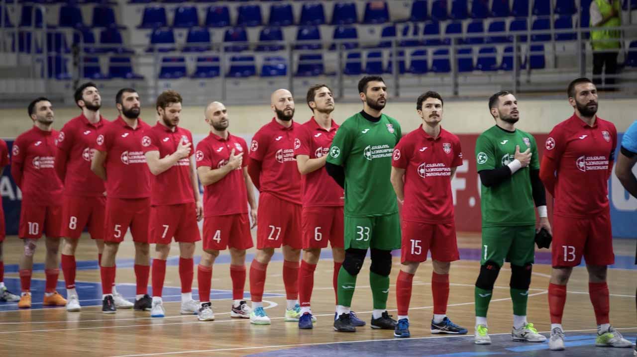 ფუტსალი | კავკასიის საერთაშორისო უნივერსიტეტის გუნდი ჩემპიონთა ლიგაზე დებიუტისთვის ემზადება #1TVSPORT