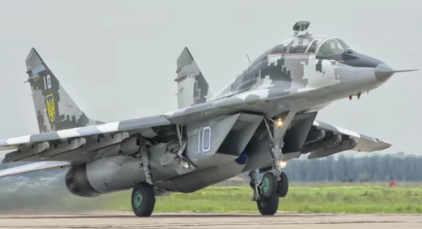 უკრაინაში „მიგ-29“-ის ტიპის გამანადგურებლის ავიაკატასტროფის შედეგად მფრინავი დაიღუპა