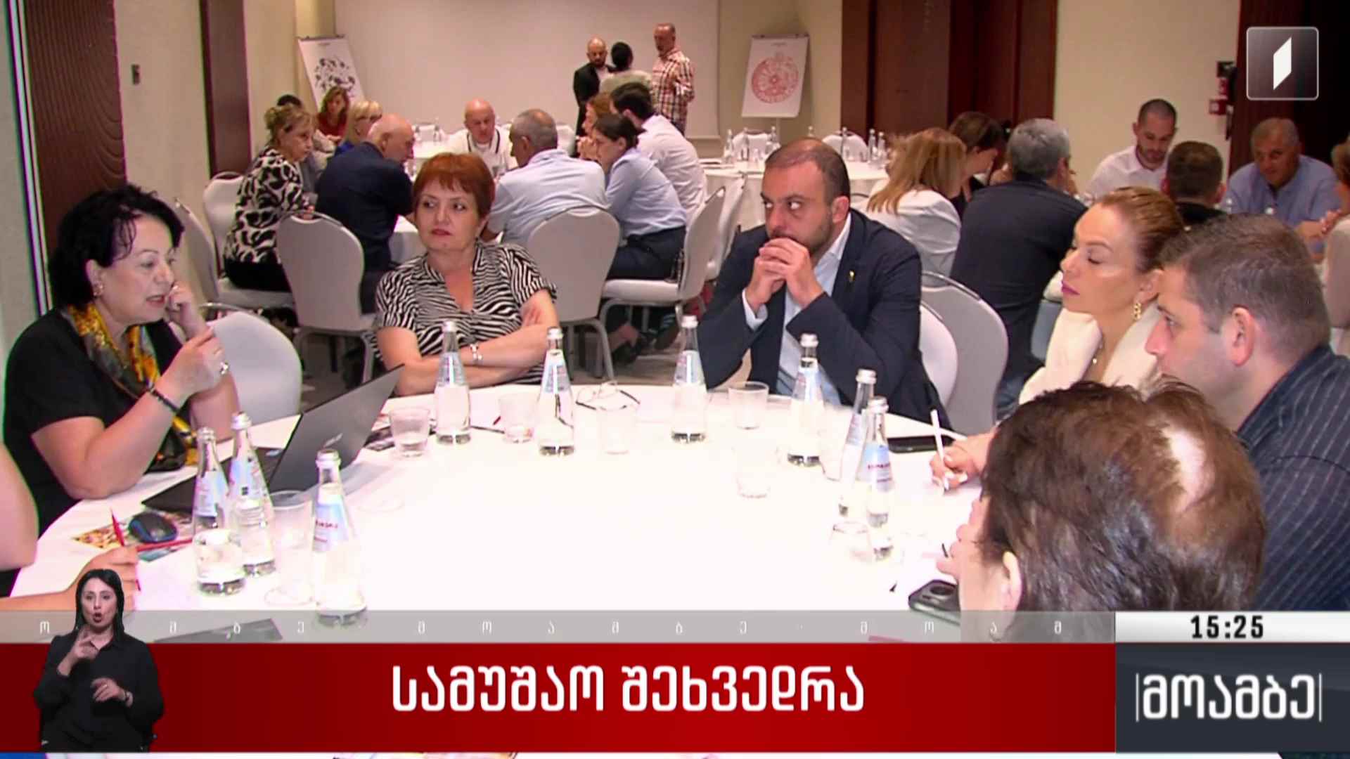 გახარია საქართველოსთვის“ და „ლელოს“ სამუშაო შეხვედრა