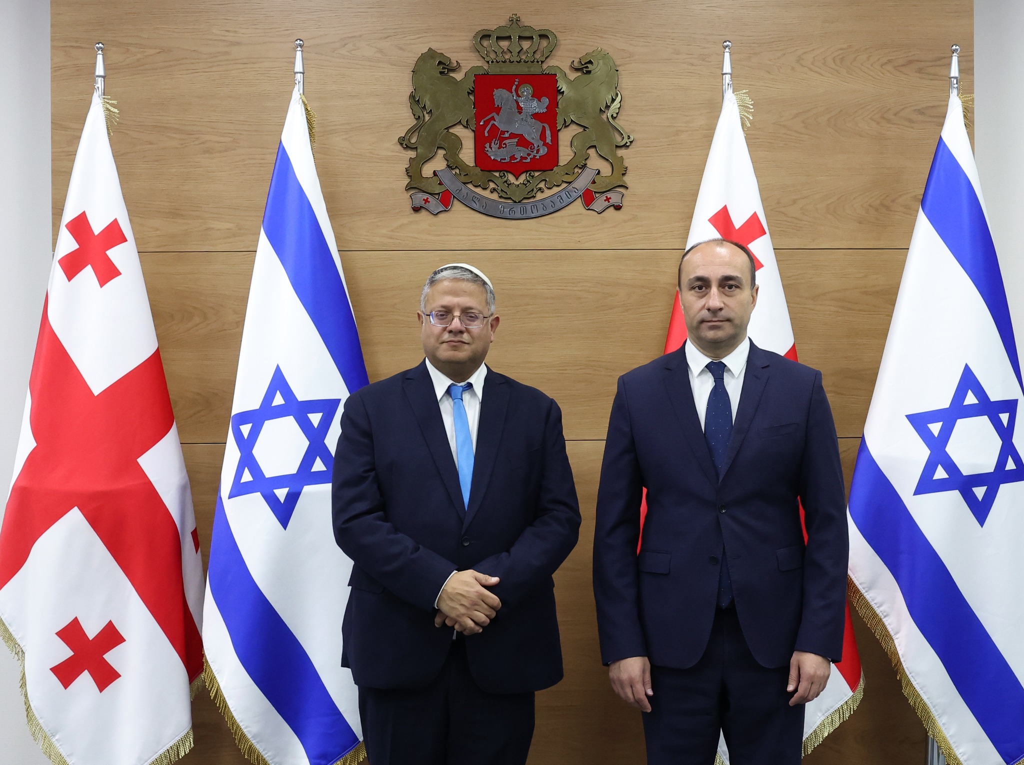 გეკა გელაძემ ისრაელის სახელმწიფოს უსაფრთხოების მინისტრს, იტამარ ბენ გვირს უმასპინძლა