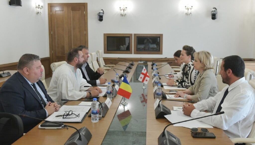 საქართველოს პარლამენტის რუმინეთის პარლამენტთან მეგობრობის ჯგუფის წევრები რუმინელ კოლეგებს შეხვდნენ