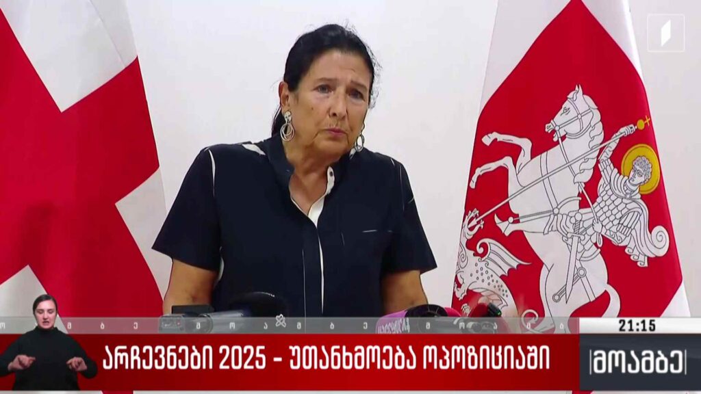 არჩევნები 2025 – უთანხმოება ოპოზიციაში 