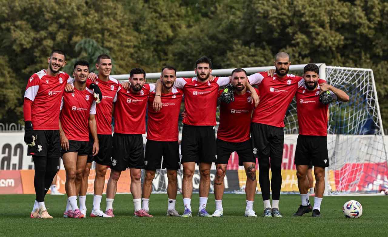 საქართველოს ნაკრები თურქეთთან მატჩისთვის სრული შემადგენლობით ემზადება #1TVSPORT