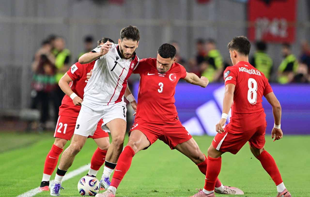 პირველი ტაიმის შემდეგ საქართველოს ნაკრები თურქეთთან მარცხდება #1TVSPORT