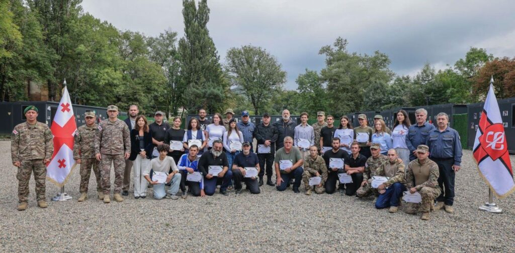 გომბორში თავდაცვის მოხალისის საბაზისო მომზადების პირველი კურსი დასრულდა