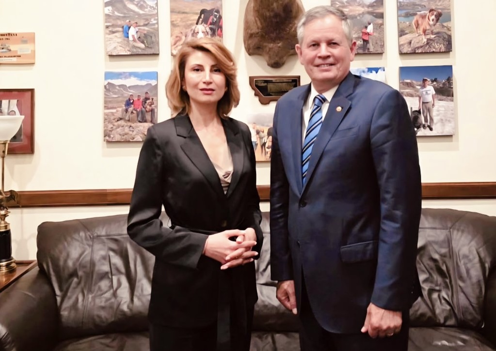 თამარ ტალიაშვილი აშშ-ის სენატორს, სტივ დეინს შეხვდა