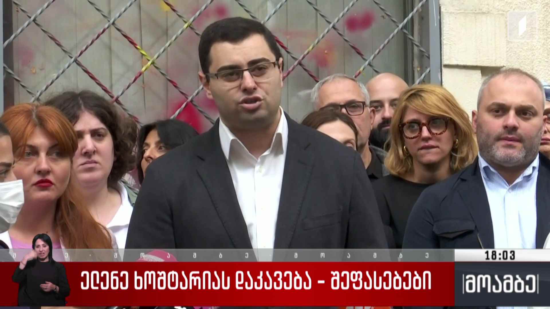 ელენე ხოშტარიას დაკავება - შეფასებები