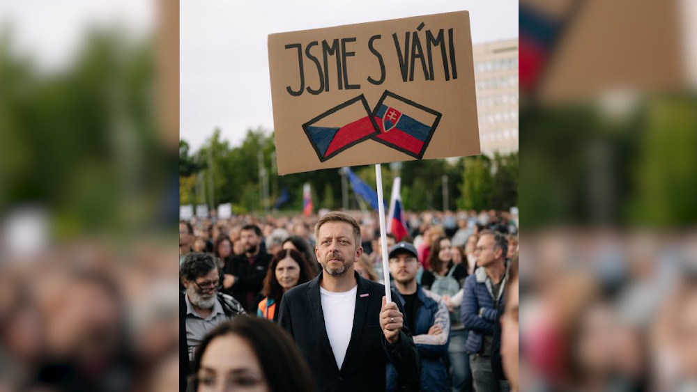 სლოვაკეთმა ქვეყანაში გამართულ ანტისამთავრობო აქციებში ჩეხი მინისტრის მონაწილეობის გამო პროტესტი გამოთქვა