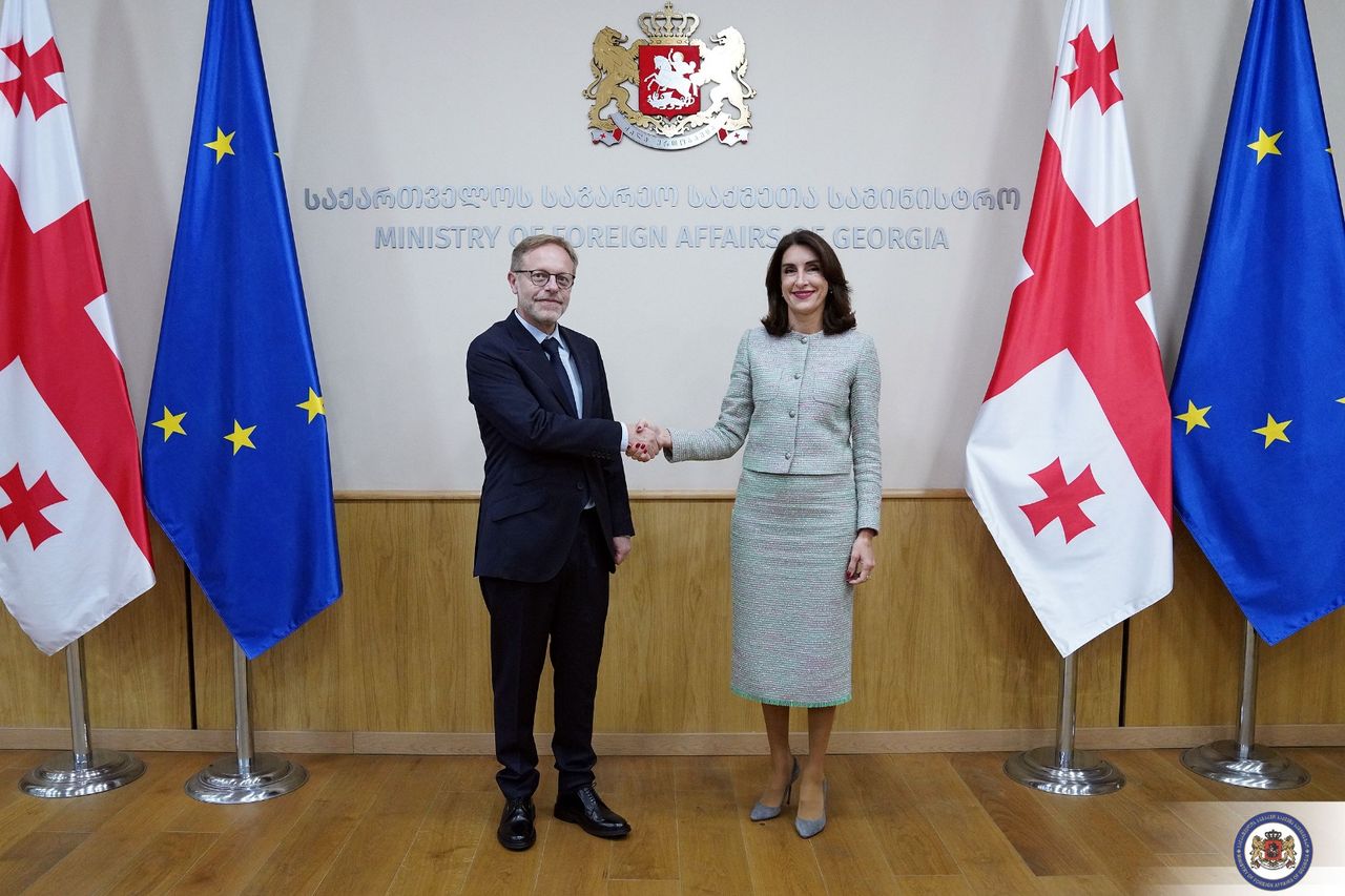 მაკა ბოჭორიშვილი საფრანგეთის ელჩს, ოლივიე კურტოს შეხვდა
