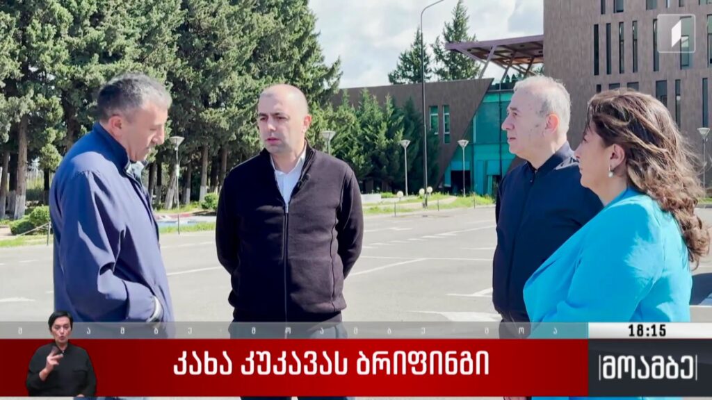 კახა კუკავას ბრიფინგი 