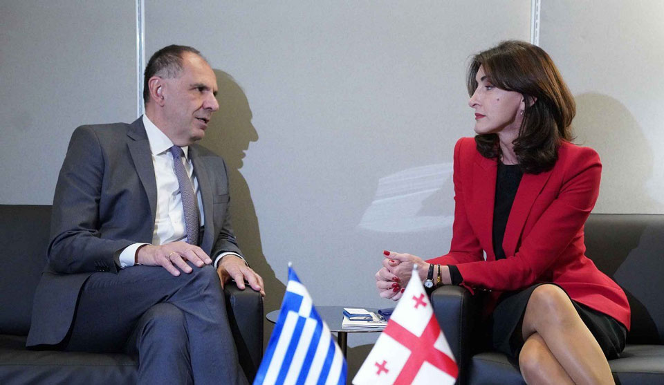მაკა ბოჭორიშვილი საბერძნეთის საგარეო საქმეთა მინისტრს შეხვდა