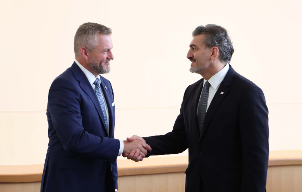 მიხეილ ყაველაშვილი - სლოვაკეთის პრეზიდენტთან შეხვედრაზე განვიხილეთ ურთიერთობების შემდგომი გაღრმავების გზები, ხაზი გავუსვით დარგობრივი თანამშრომლობის გააქტიურების მნიშვნელობას