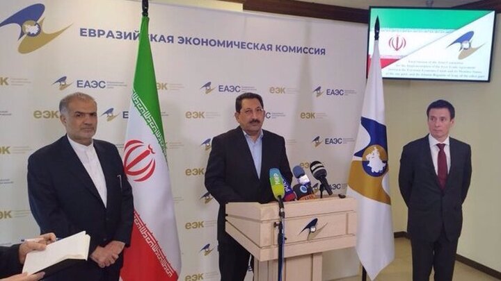 ირანმა და „ევრაზიის ეკონომიკურმა კავშირმა“ თავისუფალი ვაჭრობის შეთანხმების განხორციელების სამწლიან გეგმას მოაწერეს ხელი