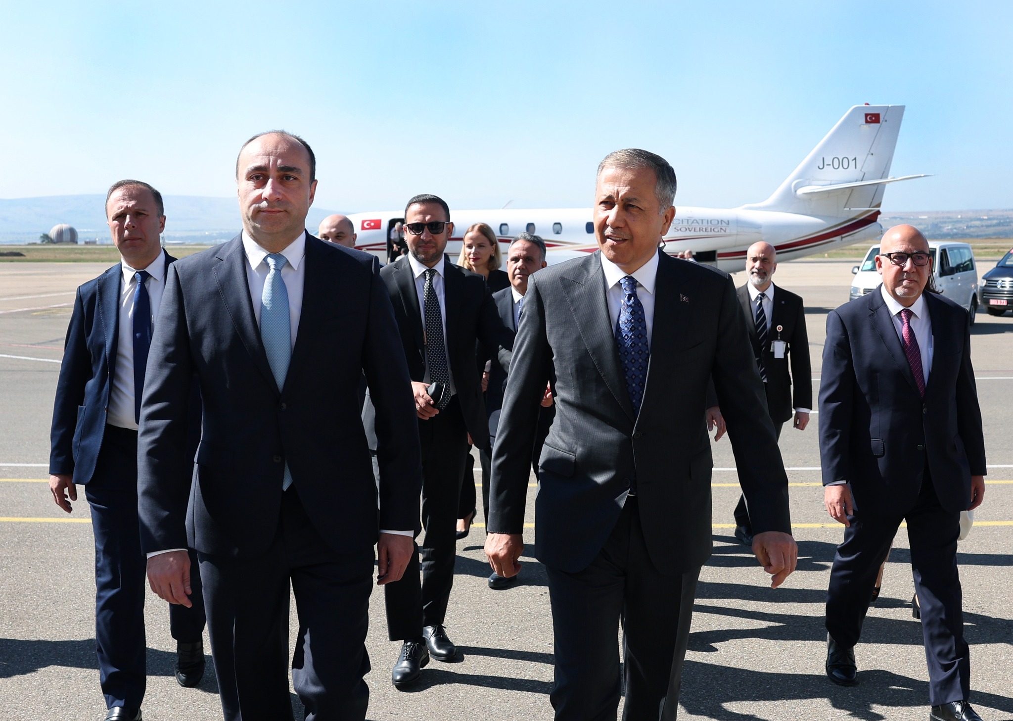 საქართველოს ოფიციალური ვიზიტით თურქეთის შინაგან საქმეთა მინისტრი, დელეგაციასთან ერთად ეწვია
