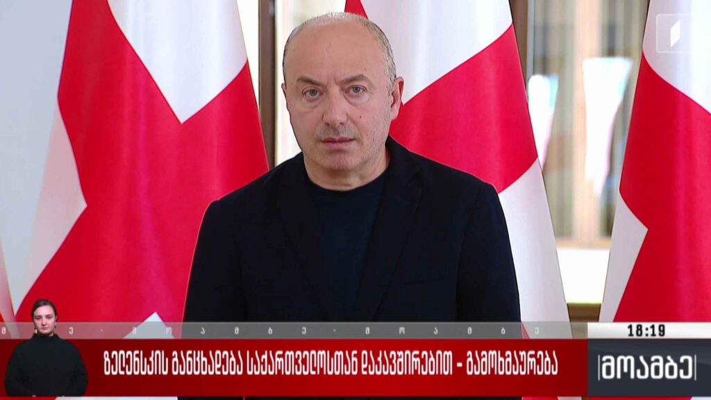 ზელენსკის განცხადება საქართველოსთან დაკავშირებით – გამოხმაურება