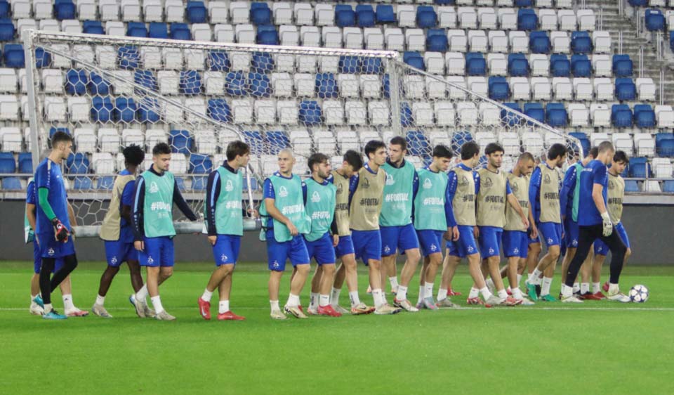 უეფა-ს ახალგაზრდული ლიგის საპასუხო მატჩში „დინამო თბილისის“ 19-წლამდელთა გუნდი „ზრინსკის“ უმასპინძლებს #1TVSPORT