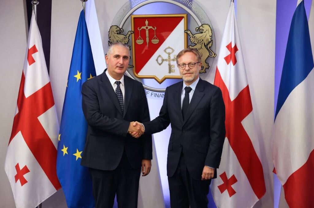 ლაშა ხუციშვილი საფრანგეთის ელჩს, ოლივიე კურტოს შეხვდა
