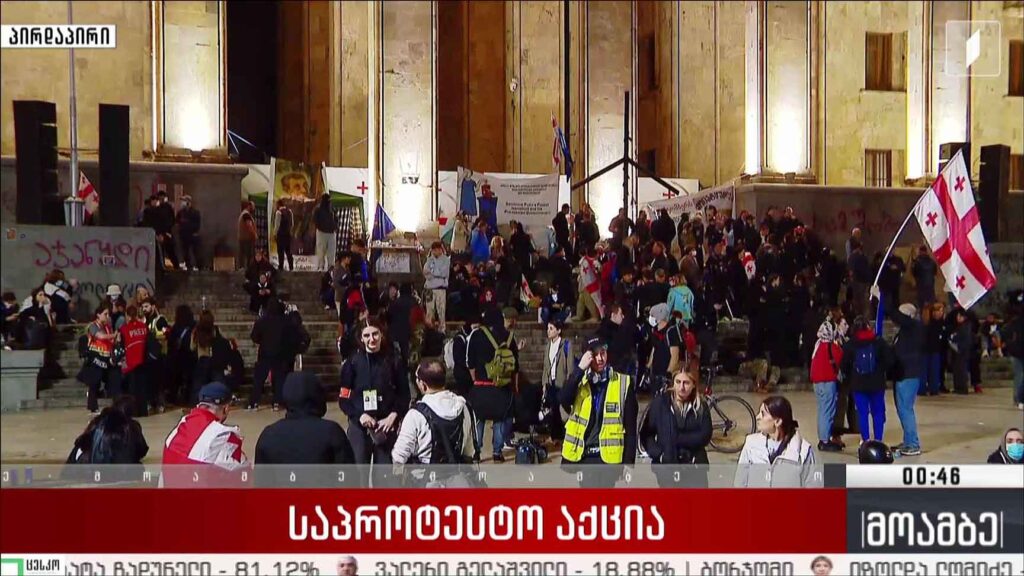 ვითარება რუსთაველის გამზირზე – სალომე ქოქიაშვილის ჩართვა