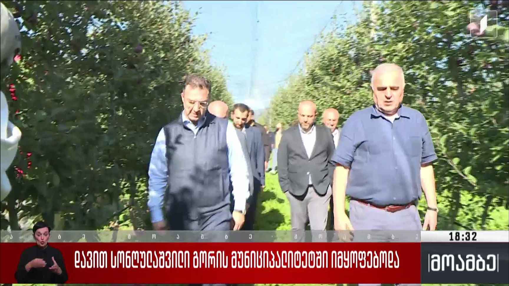დავით სონღულაშვილი გორის მუნიციპალიტეტში იმყოფებოდა