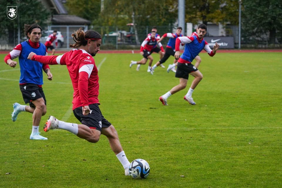 საქართველოს ახალგაზრდული ნაკრები რიგაში სრული შემადგენლობით ემზადება #1TVSPORT