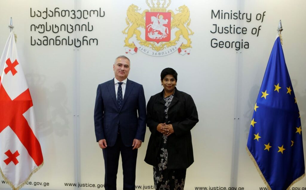 პაატა სალია ჰააგის სისხლის სამართლის საერთაშორისო სასამართლოს პროკურორის მოადგილეს, ნაჟატ შამემ ხანს შეხვდა