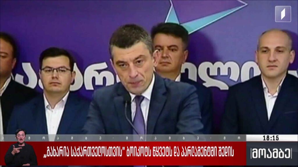 „გახარია საქართველოსთვის“ პარლამენტში შედის – შეფასებები