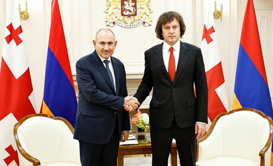 ნიკოლ ფაშინიანი - საქართველოს პრემიერ-მინისტრთან შეხვედრაზე განვიხილეთ სომხეთ-საქართველოს სტრატეგიული პარტნიორობა, ძალიან ვაფასებ ჩვენს აქტიურ პოლიტიკურ დიალოგსა და მეგობრობას