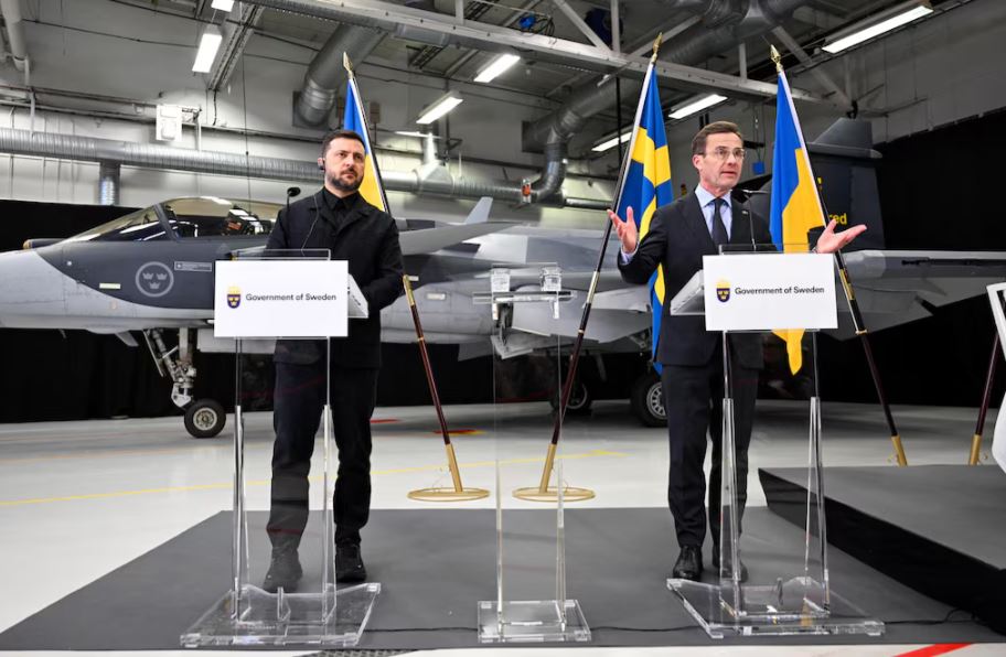 შვედეთი უკრაინას 150-მდე Gripen-ის ტიპის ავიაგამანადგურებელს გადასცემს