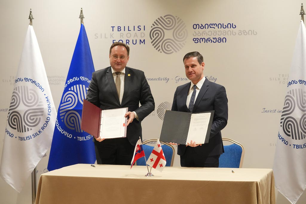საქართველოსა და სლოვაკეთის მთავრობებს შორის ეკონომიკური თანამშრომლობის შეთანხმება გაფორმდა
