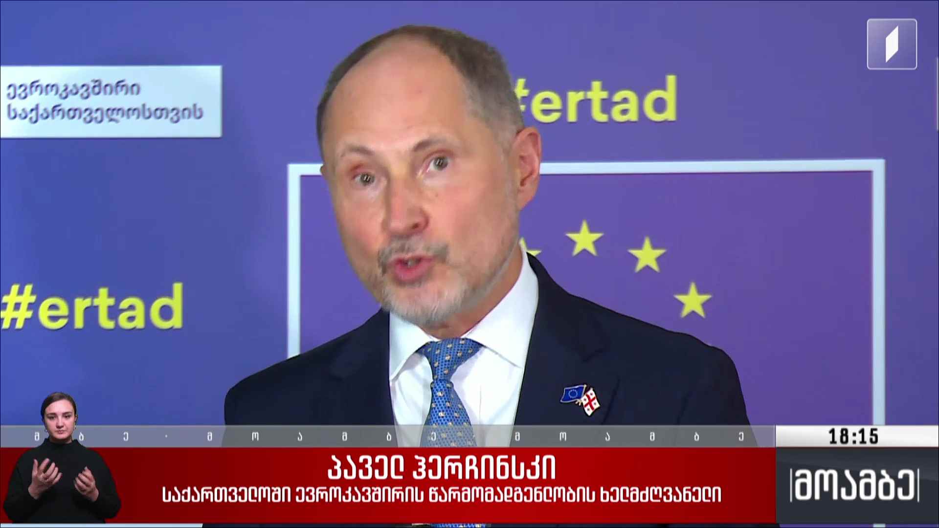 საქართველოში ევროკავშირის ელჩის განცხადება