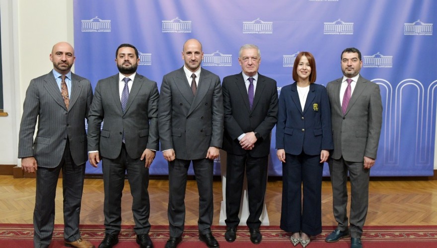 გია ვოლსკი სომხეთის რესპუბლიკის ეროვნული ასამბლეის დელეგაციას შეხვდა