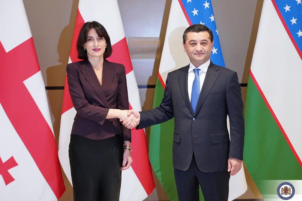 მაკა ბოჭორიშვილი უზბეკეთის რესპუბლიკის საგარეო საქმეთა მინისტრს შეხვდა